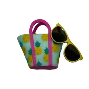 LOL Surprise Doll Baby Coconut QT Bag Purse, Sunglasses Pineapples Clothing Lola